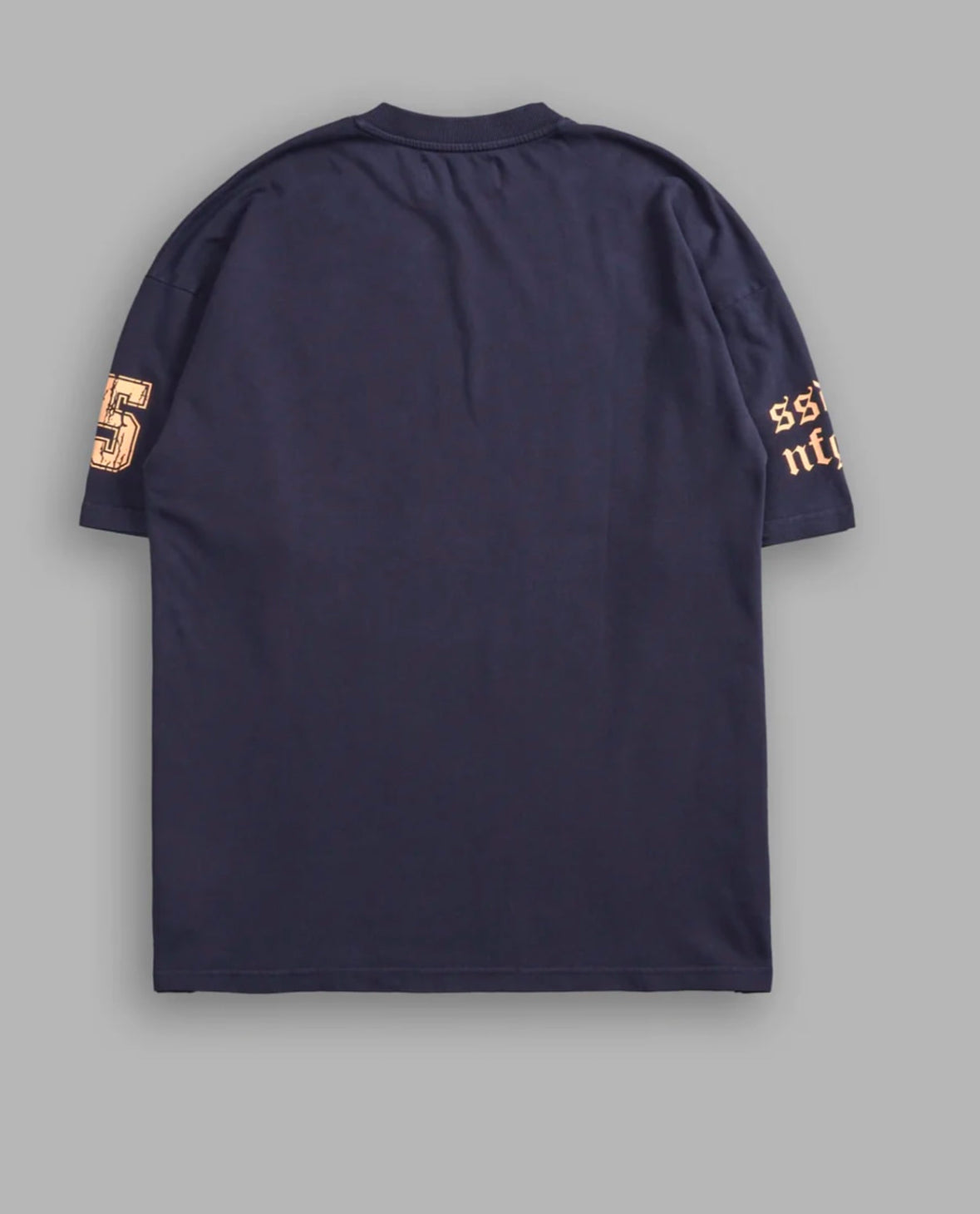Gridiron Premium Oversized Tee in Midnight Blue