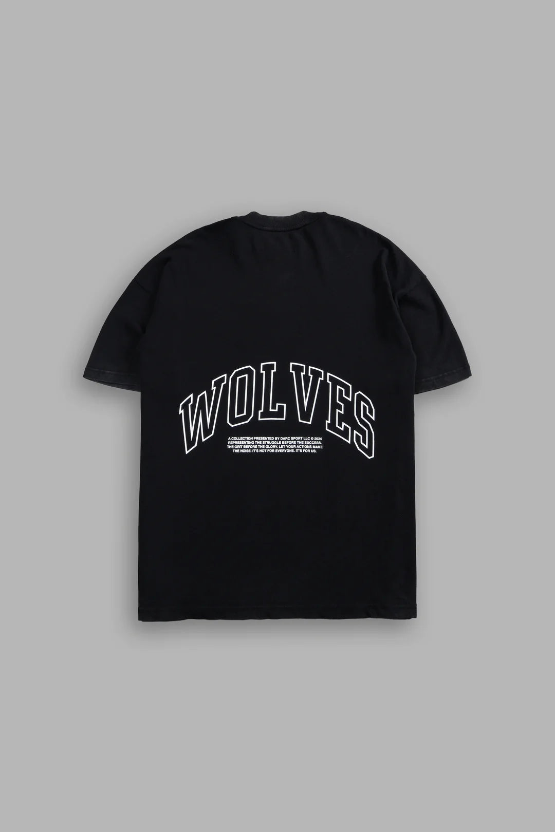 ROCK V2 "PREMIUM" OVERSIZED TEE IN BLACK