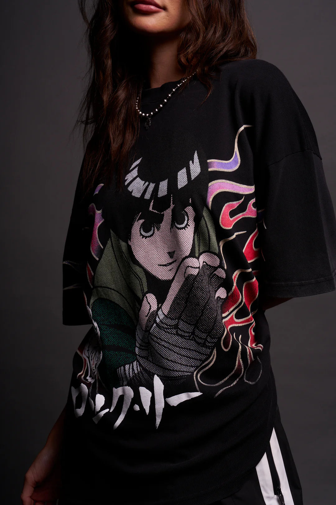 ROCK V2 "PREMIUM" OVERSIZED TEE IN BLACK