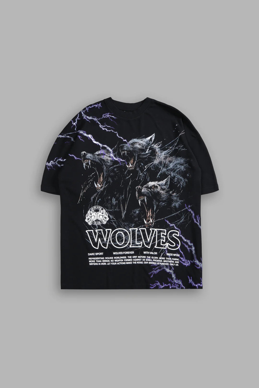 CERBERUS V2 "PREMIUM" OVERSIZED TEE IN BLACK