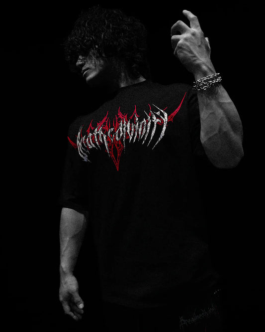Deathclaw Oversized T-shirt - [HEAVENLY RED]