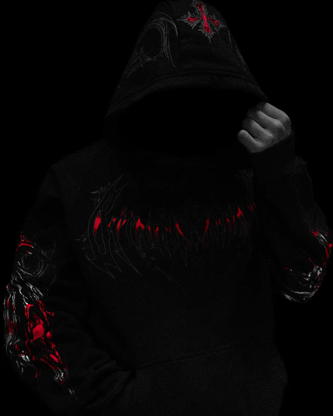 Nightfall Oversized Pullover Hoodie [NIGHTMARE] / MAY COLL 2026