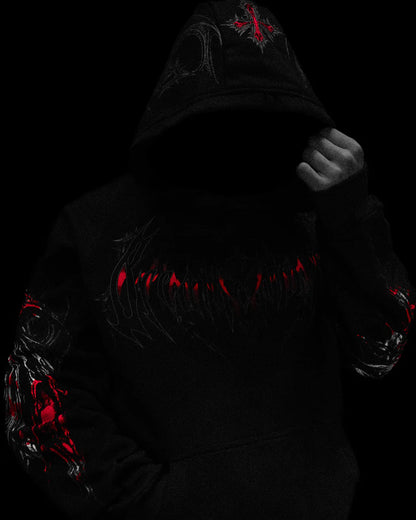 Nightfall Oversized Pullover Hoodie [NIGHTMARE] / MAY COLL 2026