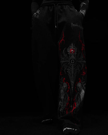 Blood Oath Uncuffed Luxury Sweatpants - [NIGHTMARE]