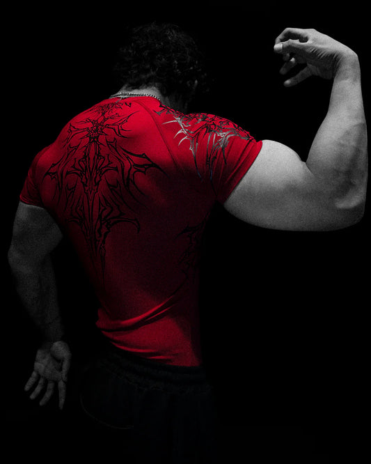 Void Tech™️ Exo Skeleton Compression [CRIMSON RED]