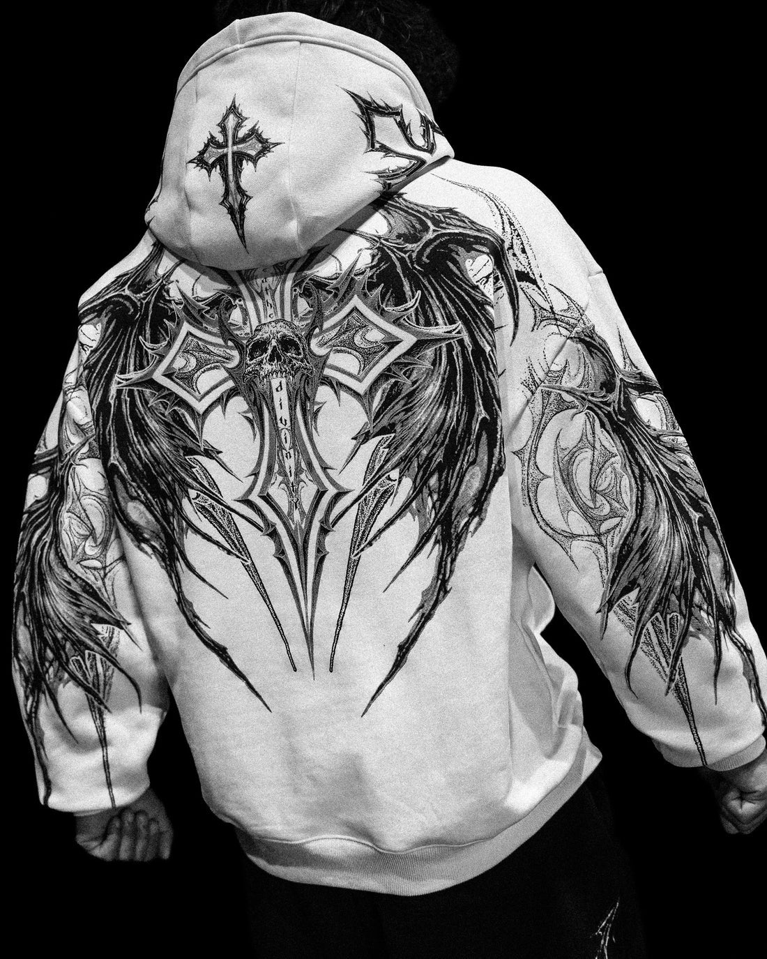 Nightfall Oversized Pullover Hoodie [DIVINE WHITE] / MAY COLL 2026