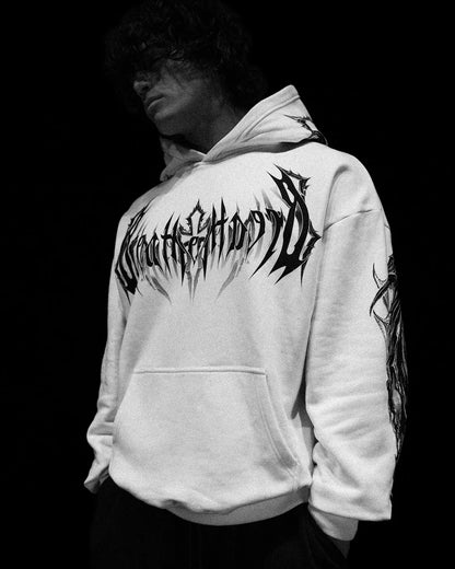 Nightfall Oversized Pullover Hoodie [DIVINE WHITE] / MAY COLL 2026