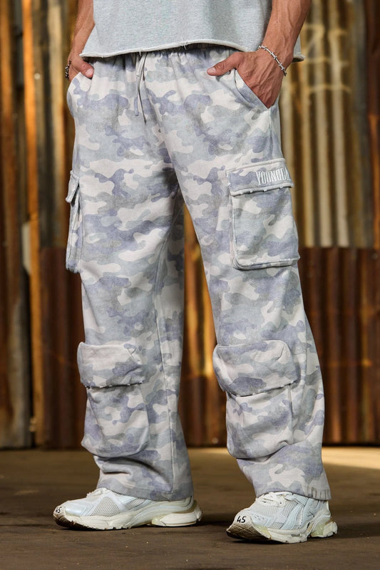 2033 - HERITAGE CAMO CARGO SWEATS - [OG DESERT CAMO]
