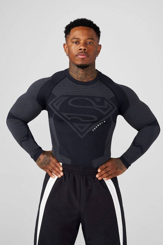 8066 - SUPERMAN COMPRESSION LONGSLEEVES