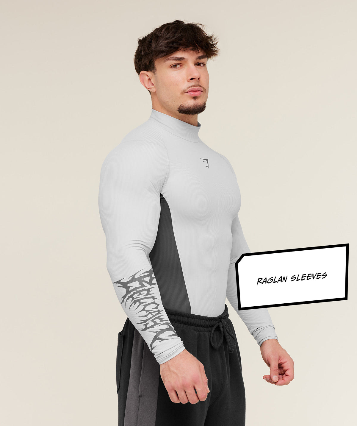 GYMSHARK X CARLOS BELCAST LONG SLEEVE TEE