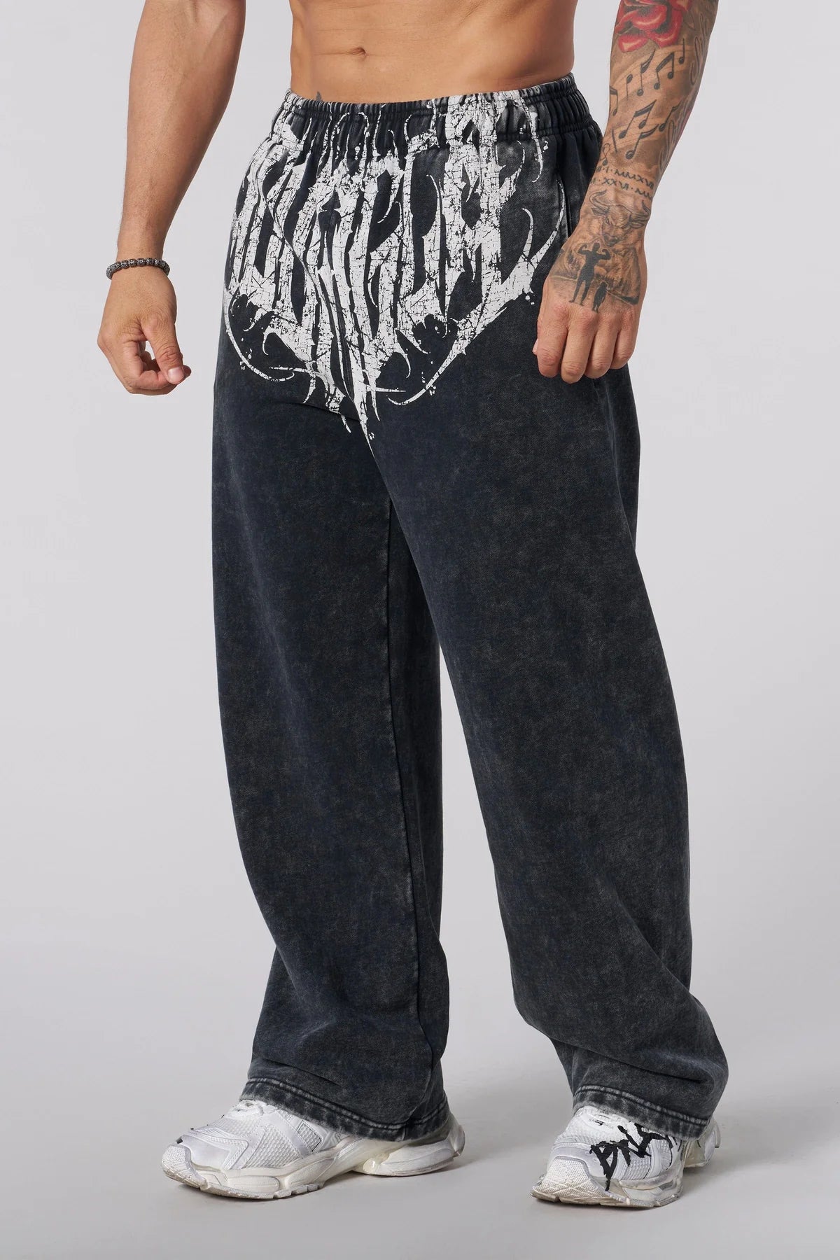 2079 - Dark Wave Joggers [BLACK WASH]
