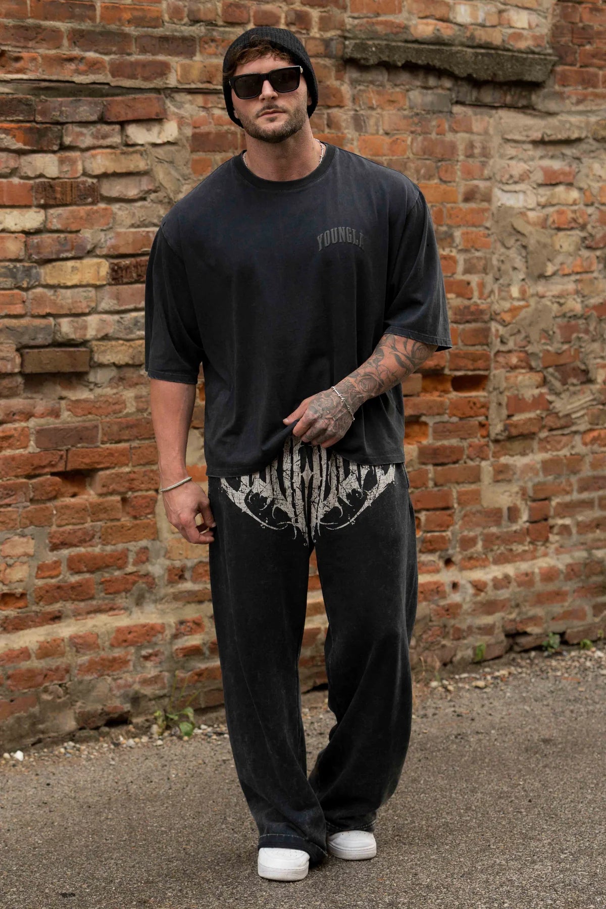 2079 - Dark Wave Joggers [BLACK WASH]