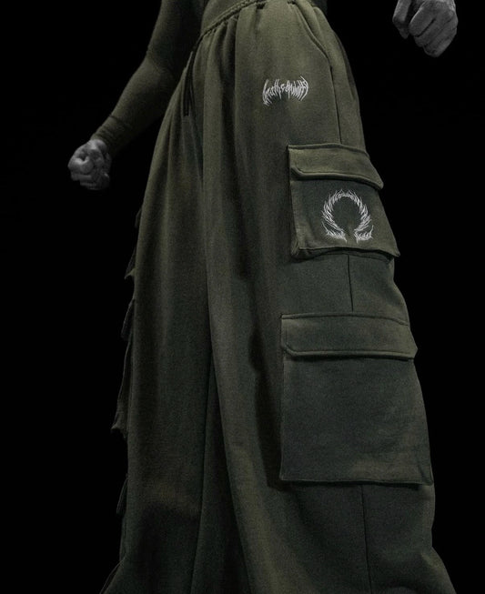 Mercenary Uncuffed Luxury Cargos [GREEN OLIVE] / MARCH COLLECTION 2026