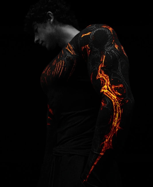Void Tech Parasite Compression Longsleeve [INFERNO]