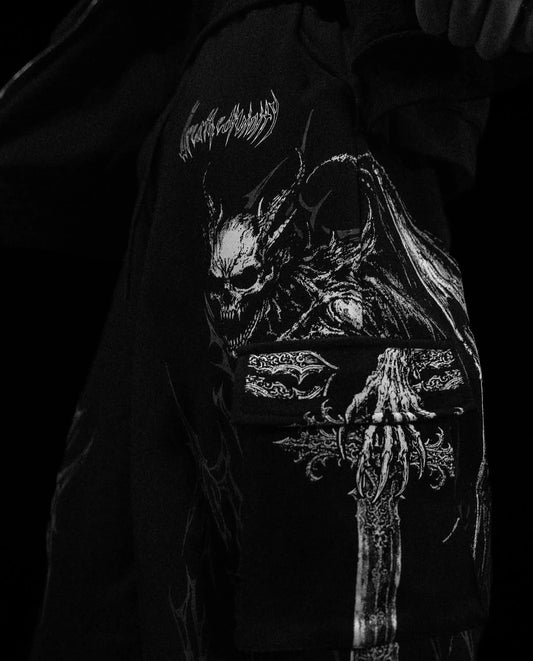 Gargoyle Cargo Sweatpants [VOID BLACK]