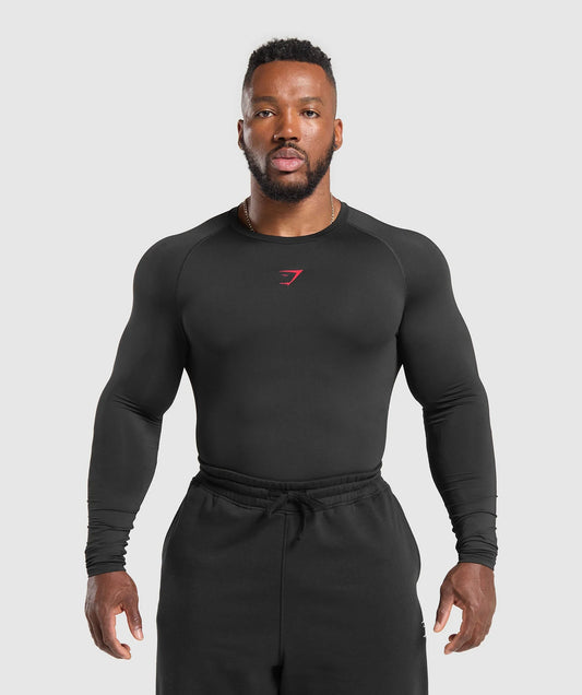 Element Baselayer Long-sleeve T-shirt [RED/BLACK]