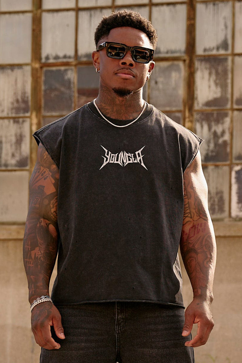 3049 - Essential Cut-Offs [Black wash]